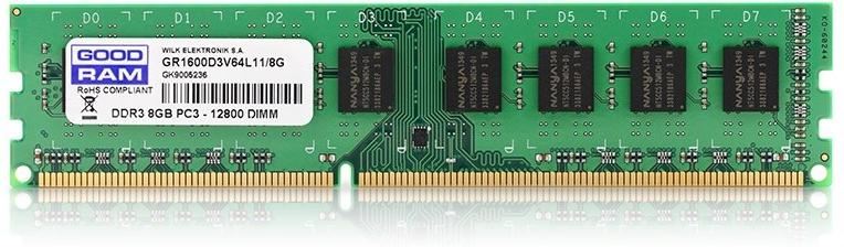 Good Ram 8GB DDR3 1600MHz Memória