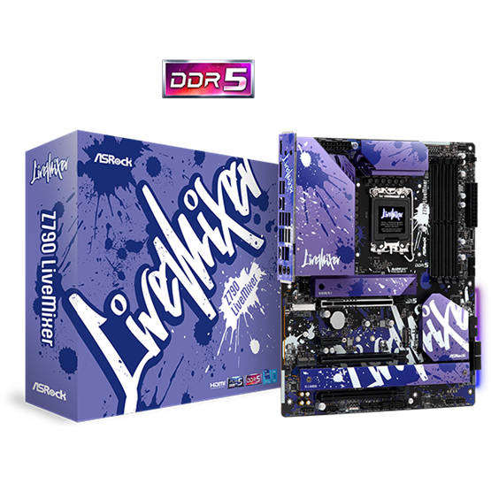 AL ASRock s1700 Z790 LIVEMIXER Alaplap AL ASRock s1700 Z790 LIVEMIXER Alaplap