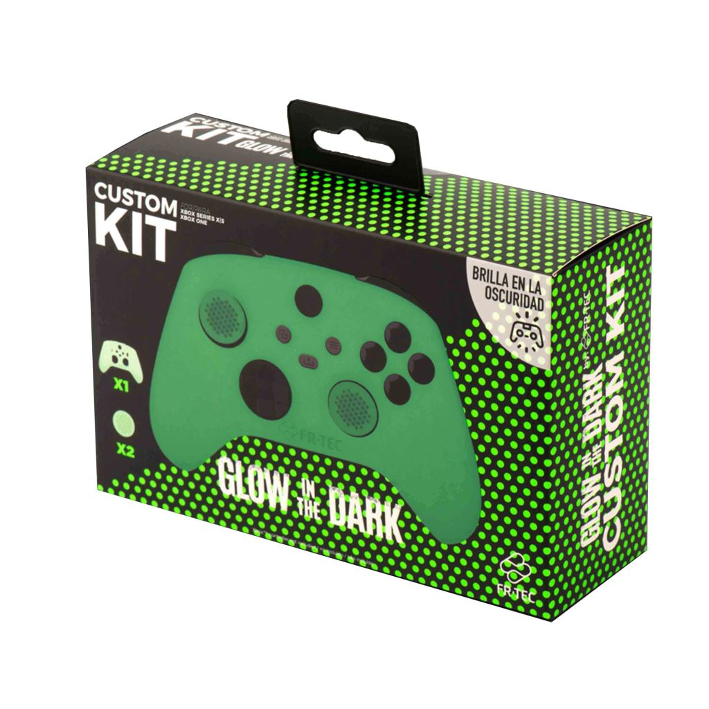 FR-TEC Glow in the Dark Xbox Series/One kontroller gumiborítás és analóg kupak zöld (FT3005) FR-TEC Glow in the Dark Xbox Series/One kontroller gumiborítás és analóg kupak zöld (FT3005)