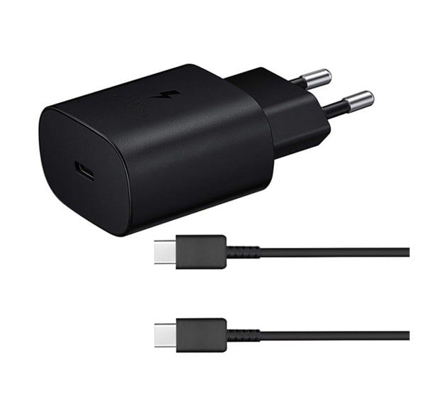 SAMSUNG hálózati töltő Type-C aljzat (5V / 3000mA + EP-DA905BBE Type-C kábel) FEKETE (EP-TA800EBE / EP-DA905BBE)