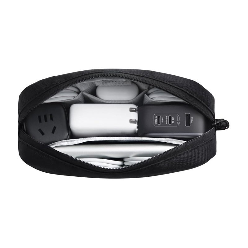UGREEN LP930 utazási szervező elektronikai kiegészítőkhöz  S méret Fekete 