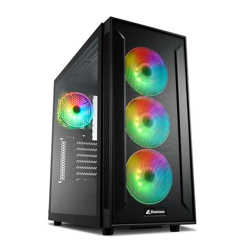 Sharkoon TG6M RGB táp nélküli ablakos ház fekete (4044951032136) Sharkoon TG6M RGB táp nélküli ablakos ház fekete (4044951032136)
