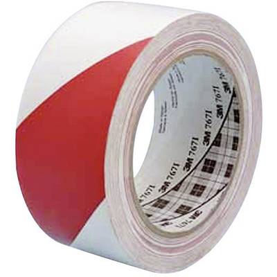 PVC jelölő ragasztószalag (H x Sz) 33 m x 50 mm, piros, fehér PVC 767i 3M, tartalom: 1 tekercs PVC jelölő ragasztószalag (H x Sz) 33 m x 50 mm, piros, fehér PVC 767i 3M, tartalom: 1 tekercs
