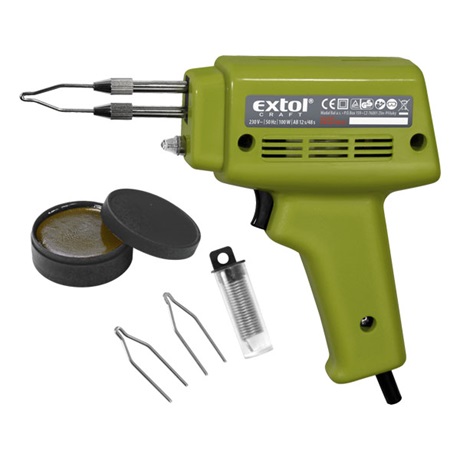 Extol Craft 9921  230V~50 HZ 100W Kofferban forrasztópisztoly  