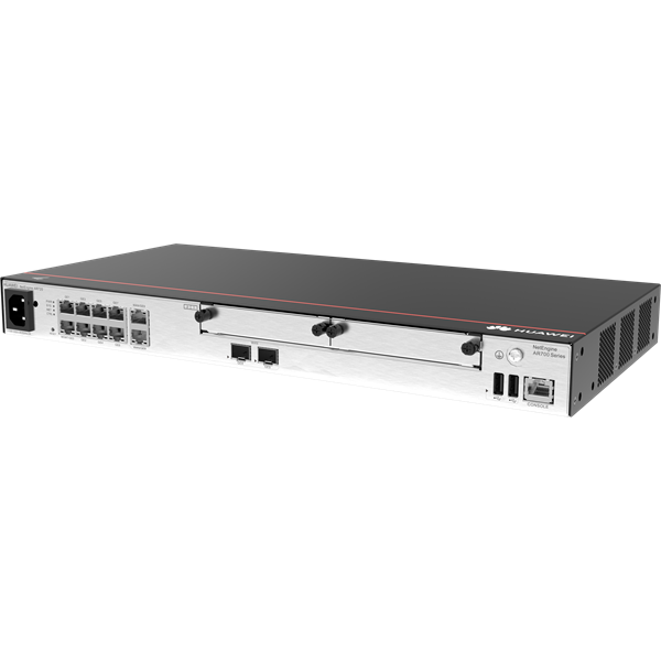 Huawei eKit Router 2x1000BASE-T combo (WAN) + 8x1000BASE-T ports (LAN), 2x USB, 2x SIC, AR720
