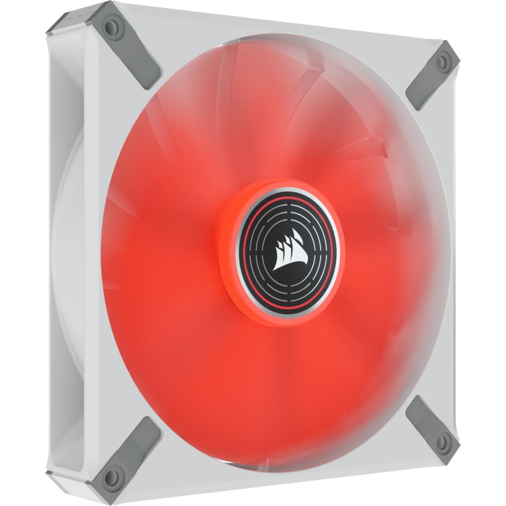 Corsair ML140 LED ELITE Red Premium 140mm ház hűtő ventilátor fehér (CO-9050129-WW)