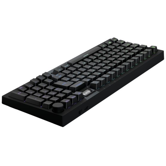 AVAX GM03 PRO 98% Gasket RGB tri-mode mechanikus billentyűzet Gateron sárga switch