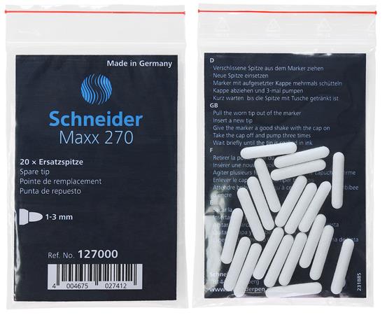 SCHNEIDER Cserehegy "Maxx 270" lakkmarkerhez, 1-3 mm,  (TSC270H)