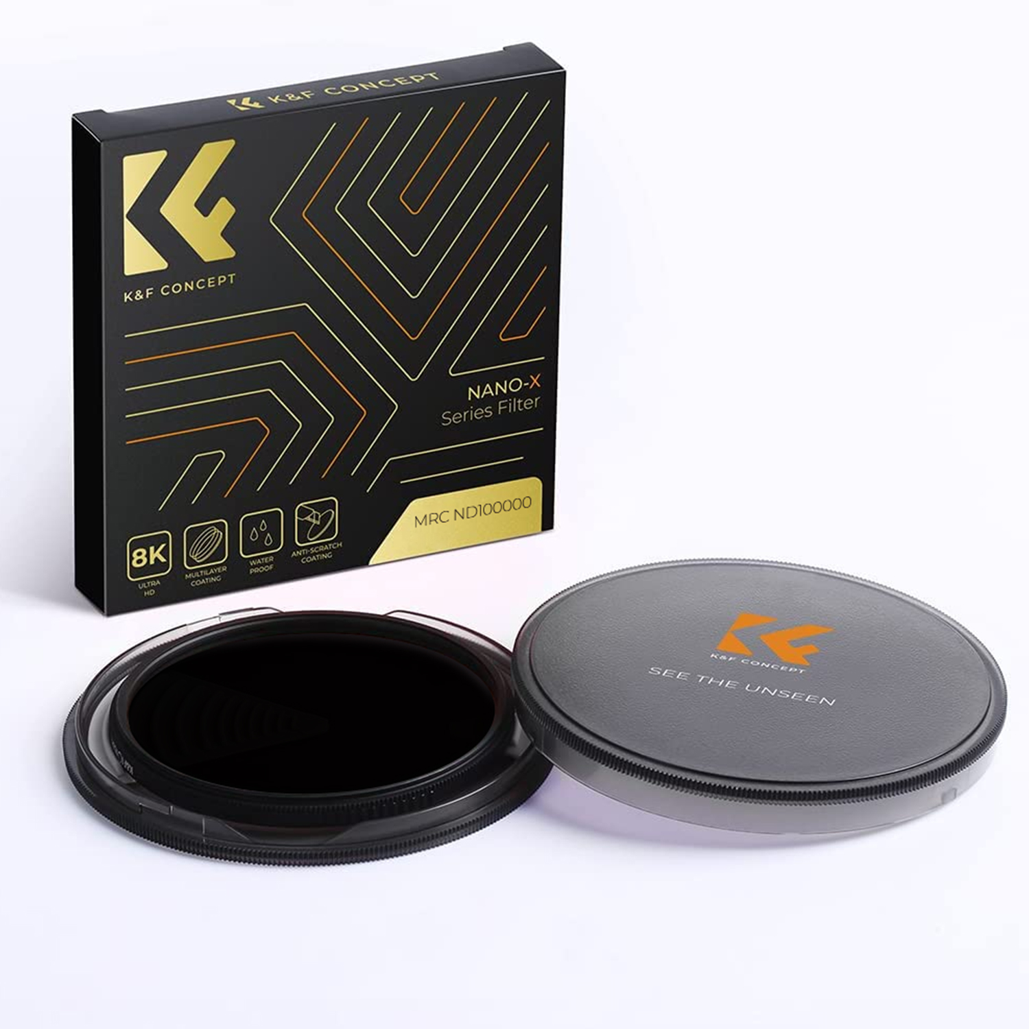 K&F Concept NANO-X ND100000 szűrő, napszűrő, vízlepergető, karcálló, 77mm K&F Concept NANO-X ND100000 szűrő, napszűrő, vízlepergető, karcálló, 77mm
