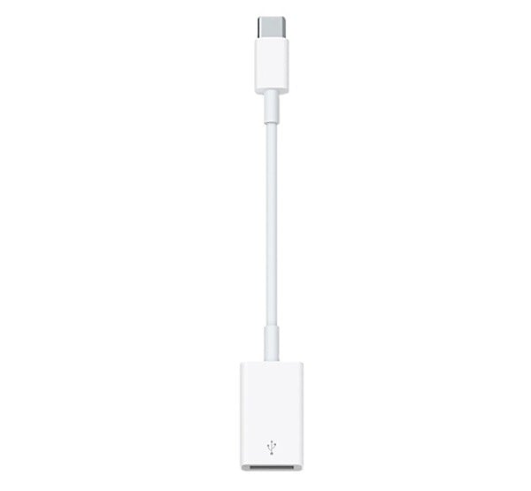 APPLE adapter kábel (USB - Type-C, 12cm) FEHÉR (MJ1M2ZM/A)