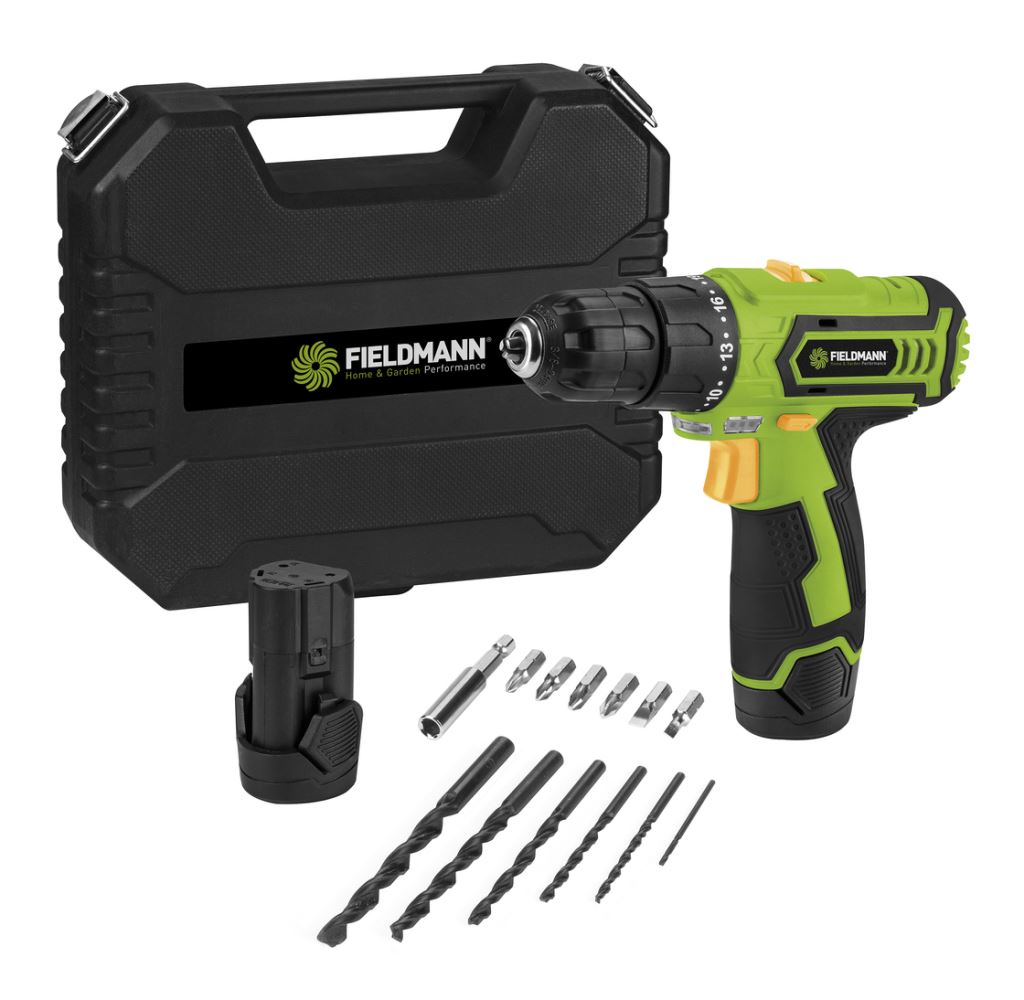 Fieldmann FDV 10252-A 12V akkumlátoros fúró-csavarozó Fieldmann FDV 10252-A 12V akkumlátoros fúró-csavarozó
