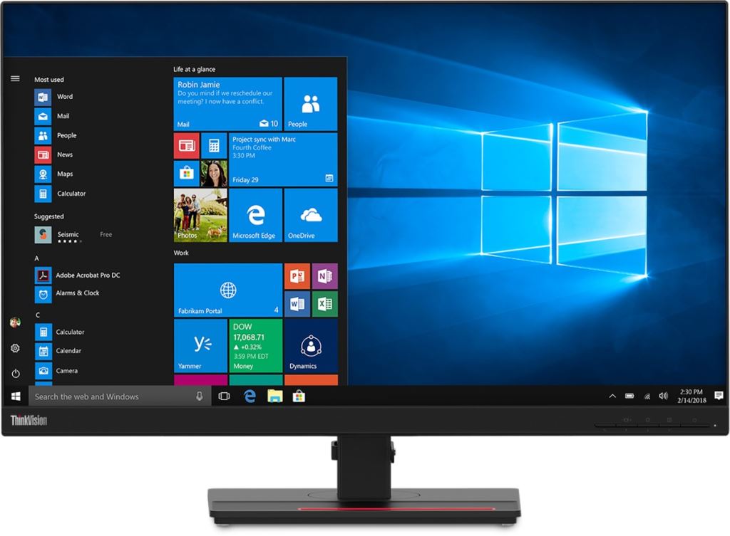 27" Lenovo ThinkVision T27q-20 LCD monitor (61EDGAT2EU)