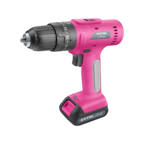 Extol Lady 402403 ÜTVEFÚRÓ AKKUS 12V 2000MAH LI-ION 1DB AKKU+SZERSZÁM KLT.