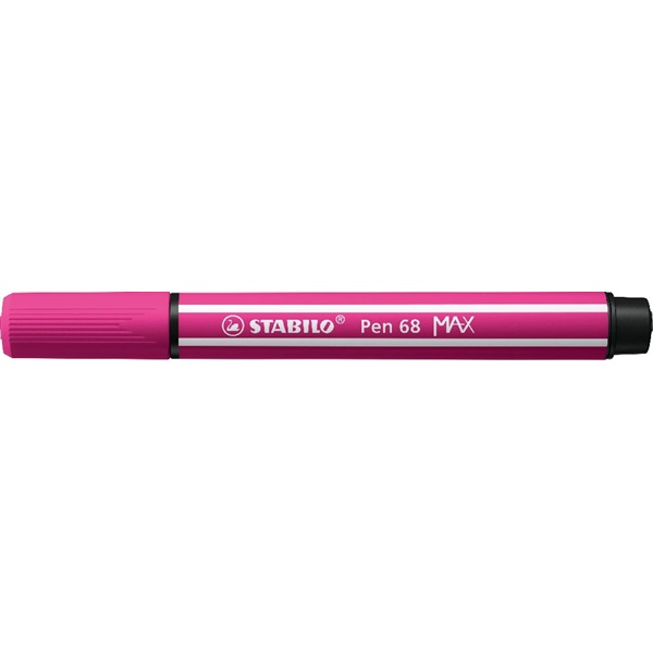 Rostirón, 1-5 mm, vágott hegy, STABILO "Pen 68 MAX", pink