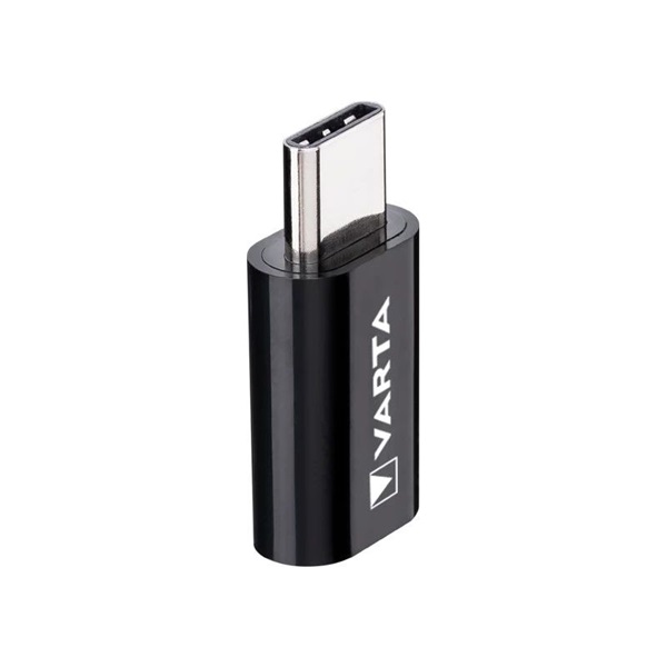 Varta 57945101401 microUSB - Type C fekete adapter Varta 57945101401 microUSB - Type C fekete adapter