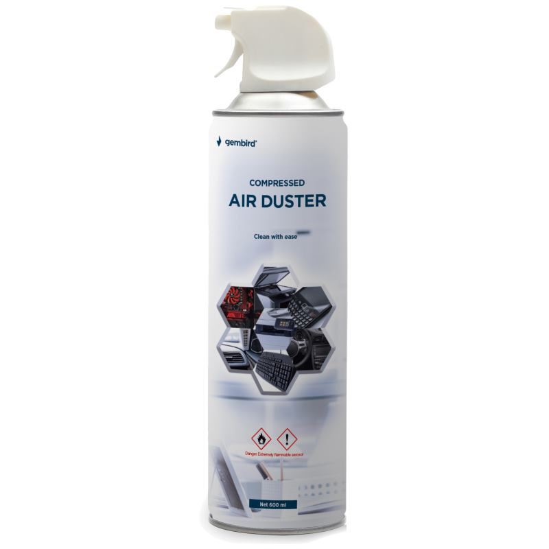 Gembird CK-CAD-FL600-01 sűrített levegő spray 600ml Gembird CK-CAD-FL600-01 sűrített levegő spray 600ml