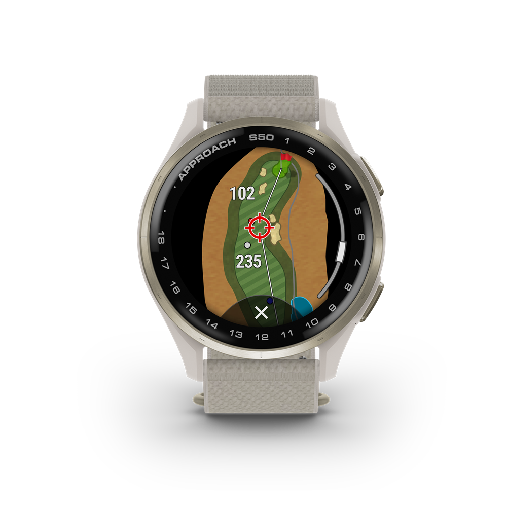 Garmin Approach S50 okosóra krémarany-elefántcsont színű