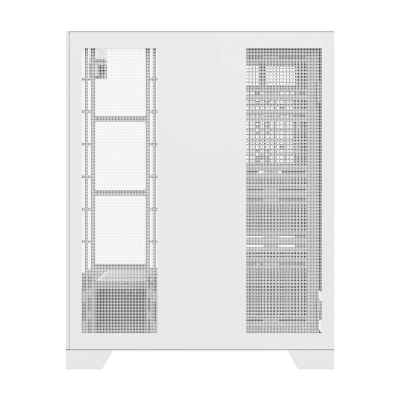Darkflash DY450L PRO számítógépház + 1 ventilátor Fehér 