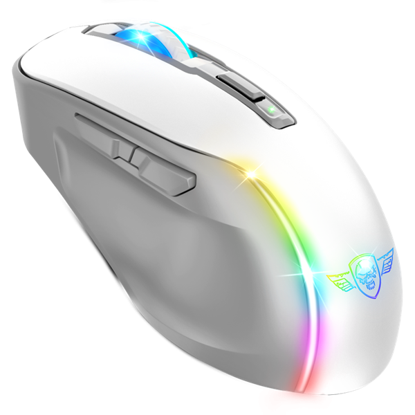 Spirit of Gamer  ELITE-M50 White RGB  Vezeték nélküli Egér Fehér 