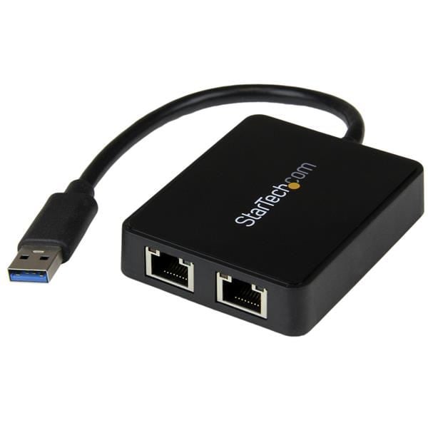 Startech.com USB 3.0 Dual Port Gigabit Ethernet adapter (USB32000SPT) Startech.com USB 3.0 Dual Port Gigabit Ethernet adapter (USB32000SPT)