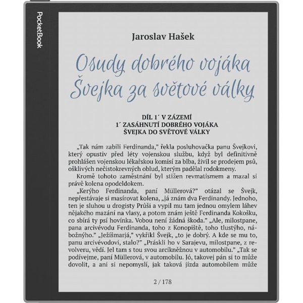 POCKETBOOK e-Reader PB1042-M-WW INKPad  Eo szürke  10,3" E-Ink Kaleido 64GB WIFI 