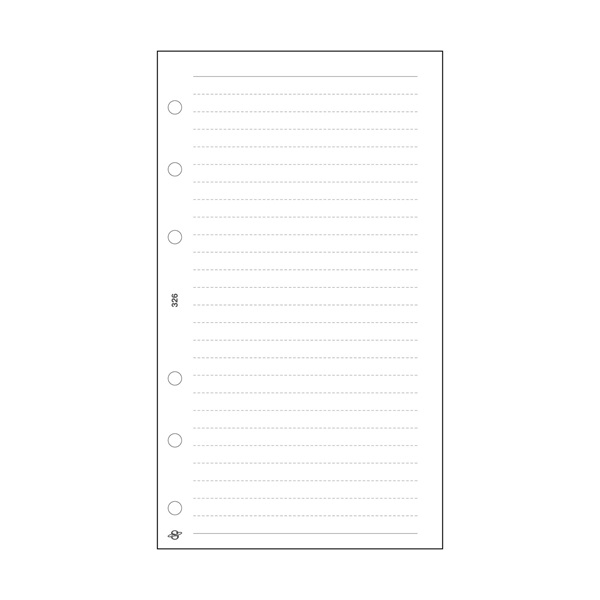 Kalendart Saturnus M326/F vonalas jegyzetlap gyűrűs naptár kiegészítő