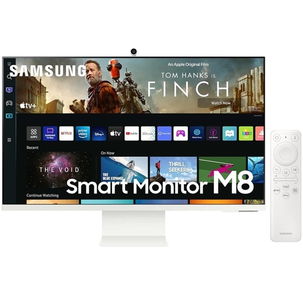 32" Samsung Smart M8 LCD monitor fehér (LS32BM801UUXEN)