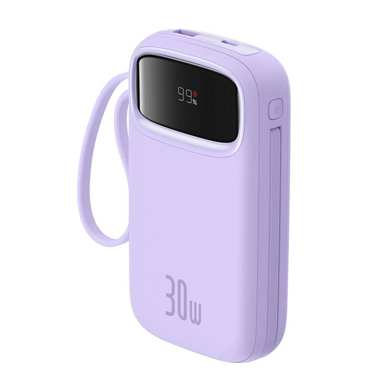 Baseus QPow 2 20000mAh 30W  2xUSB-C powerbank  Lila 