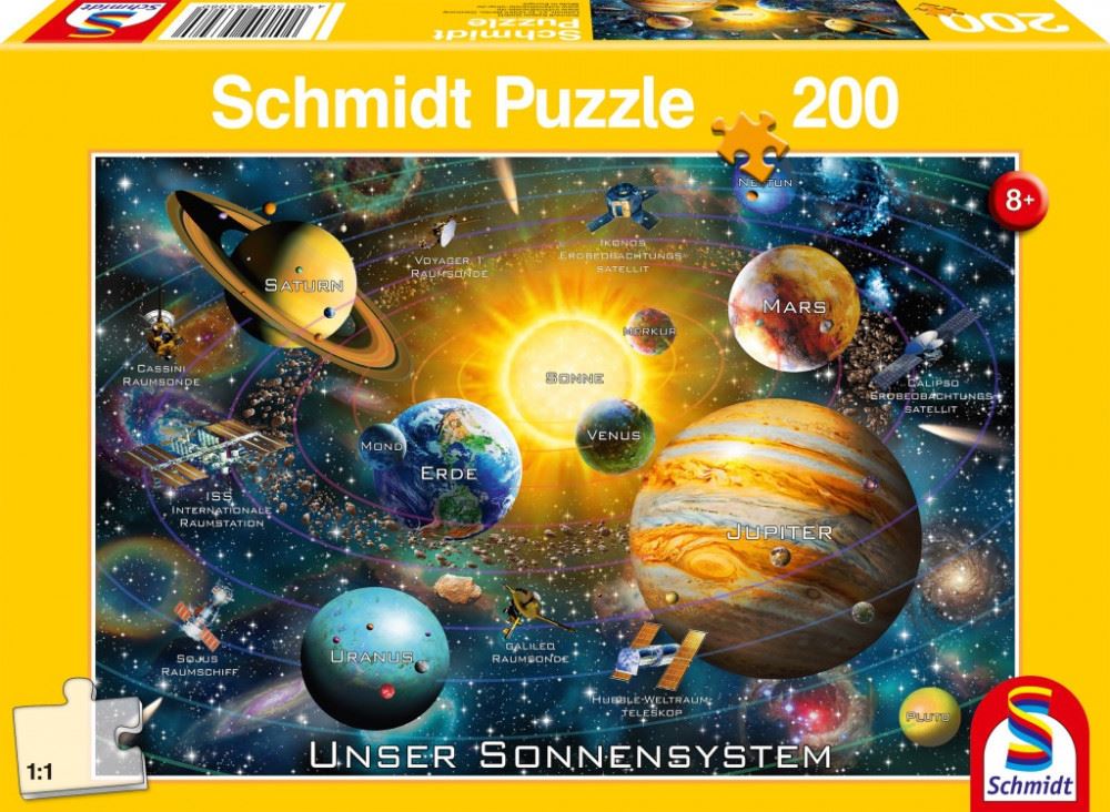 Schmidt Naprendszerünk 200 db-os puzzle (56308) Schmidt Naprendszerünk 200 db-os puzzle (56308)