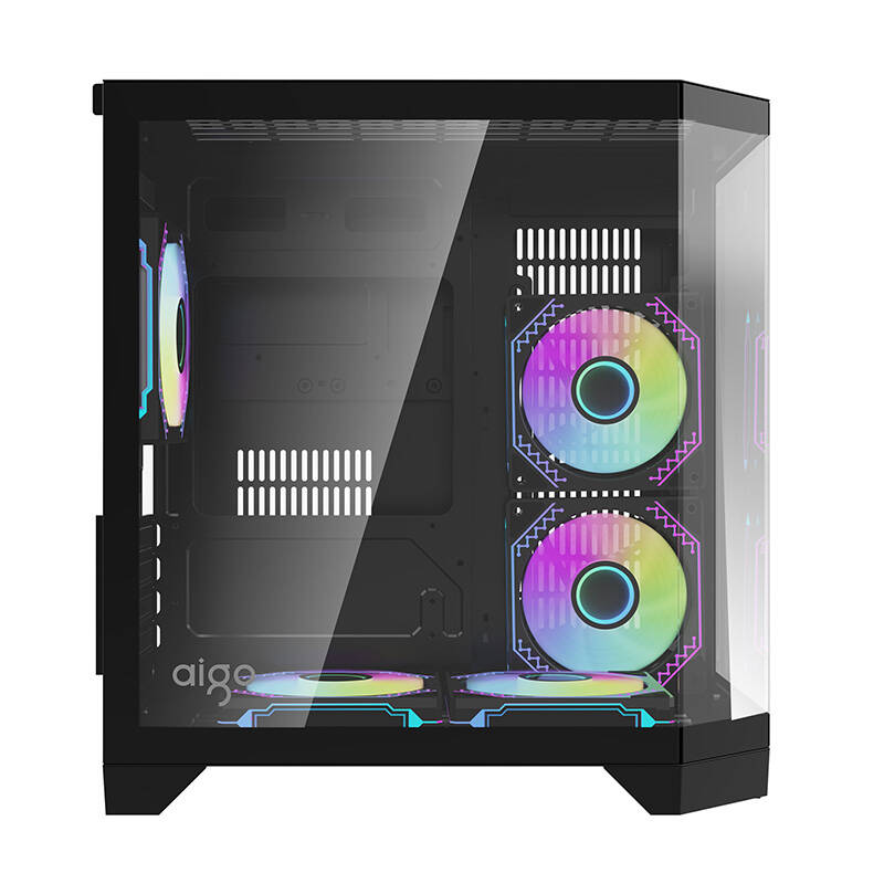 Darkflash FT350 számítógépház + 5 ARGB ventilátor (fekete) Darkflash FT350 számítógépház + 5 ARGB ventilátor (fekete)