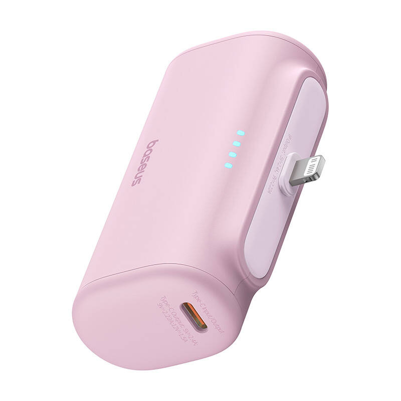 Baseus Compact 5000mAh  20W powerbank Rózsaszín 