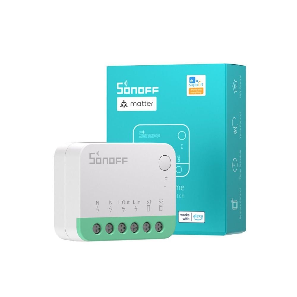 Sonoff Mini R4M Wi-Fi okos relémodul, Matter szabvány kompatibilis (SON-REL-MINI-R4M) Sonoff Mini R4M Wi-Fi okos relémodul, Matter szabvány kompatibilis (SON-REL-MINI-R4M)