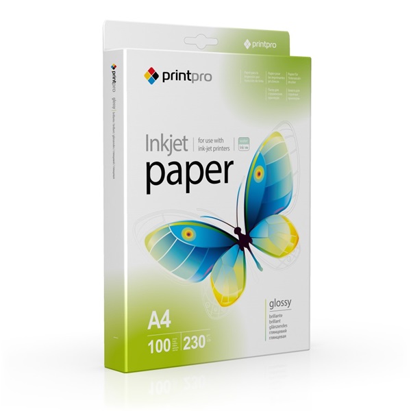 COLORWAY PGE230100A4 PrintPro fényes 230g/m A4 100pc. Fotópapír COLORWAY PGE230100A4 PrintPro fényes 230g/m A4 100pc. Fotópapír