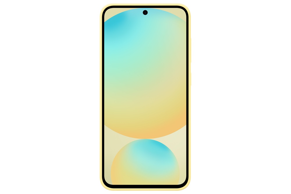 Samsung Galaxy S24 FE szilikon tok sárga