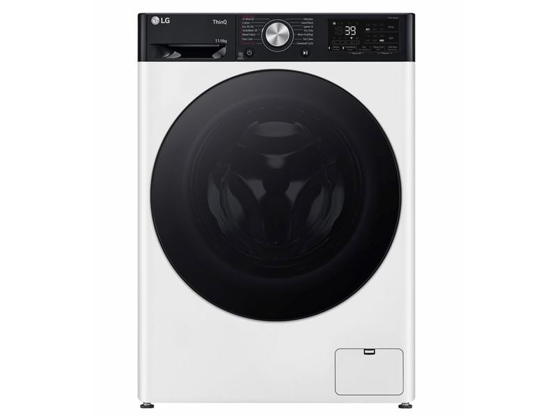 LG F4DR711S2H Elöltöltős mosó- és szárítógép  – 11 kg, 1400 ford./perc, A Energiaosztály, ThinQ Wifi funkcióval, Távindítás és nyomonkövetés, Smart Diagnosis, 6 Motion DD, Gőz technológia, TurboWash360°
