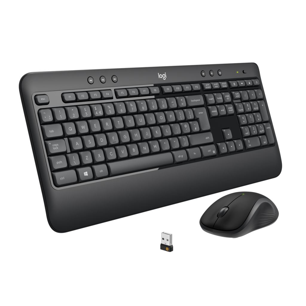 Logitech MK540 Advanced vezeték nélküli angol billentyűzet + optikai egér (US) fekete (920-008685) Logitech MK540 Advanced vezeték nélküli angol billentyűzet + optikai egér (US) fekete (920-008685)