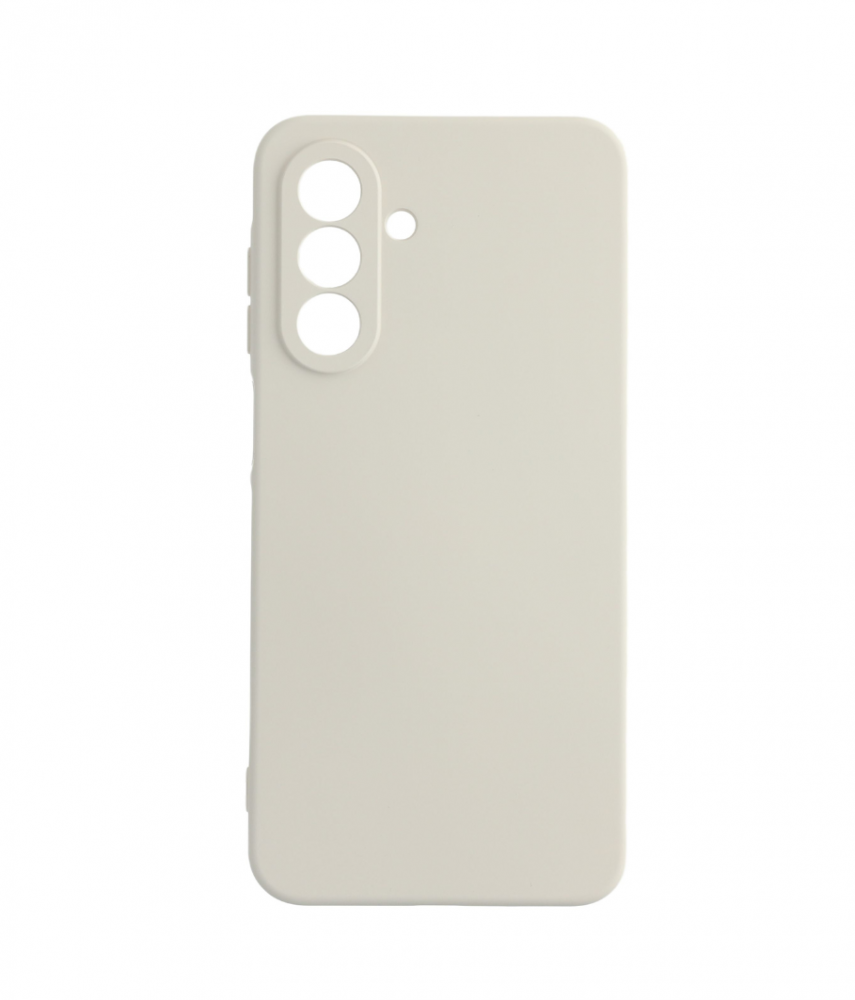 Premium szilikon tok, Samsung A36, Tört fehér