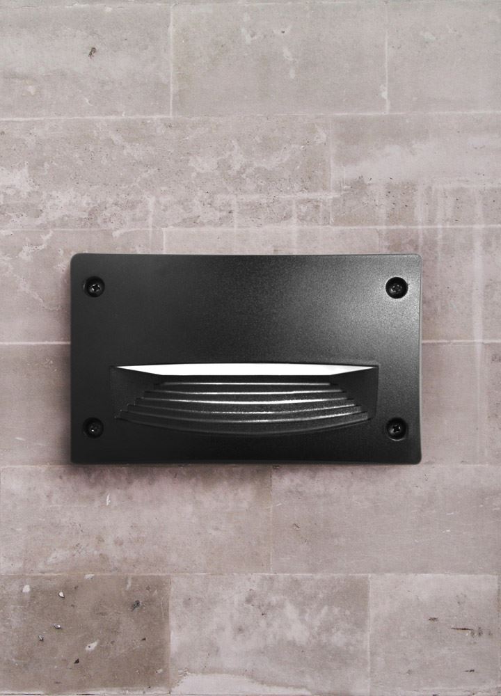 Fumagalli LETI 200 HS LED GX53 kültéri beépíthető falilámpa fekete (4C4.000.000.AYG1K)