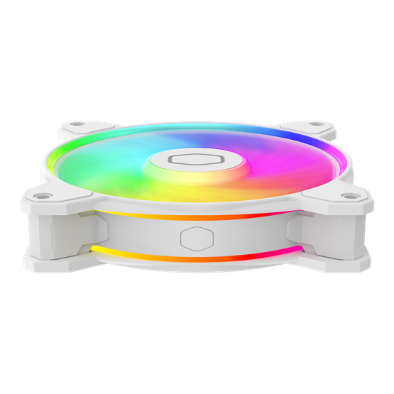 Cooler Master   MFL-B2DW-21NP2-R2 12cm  MasterFan MF120 Halo2 Fehér