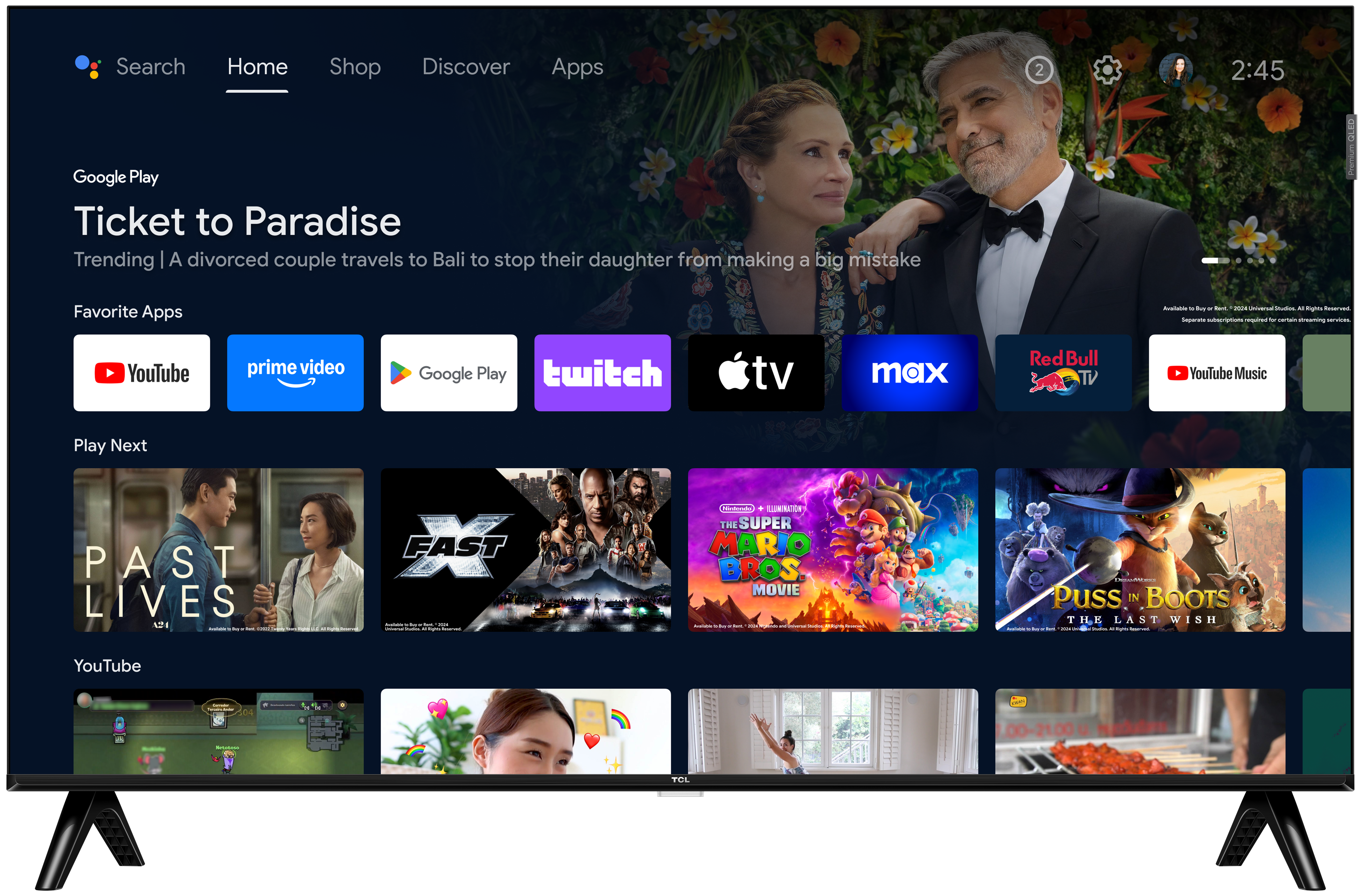 TCL 43S5K Televízió