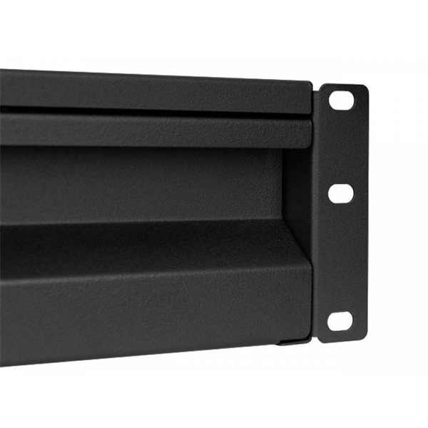 Stalflex rack szekrény fiók 2U 19" fekete (RD19-2U-B)