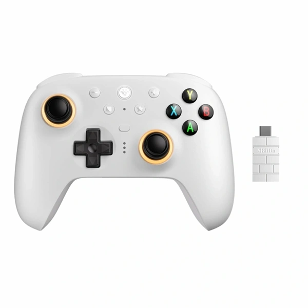 8BitDo Ultimate 2 Nintendo Switch / Switch 2 / PC Hall-Effect vezeték nélküli kontroller Fehér