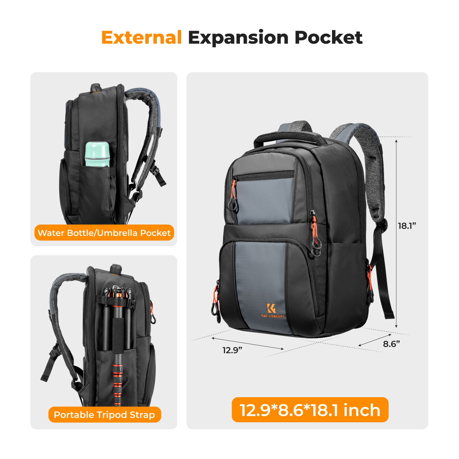 K&F Concept Beta Backpack 30L, V2, fotós hátizsák K&F Concept Beta Backpack 30L, V2, fotós hátizsák