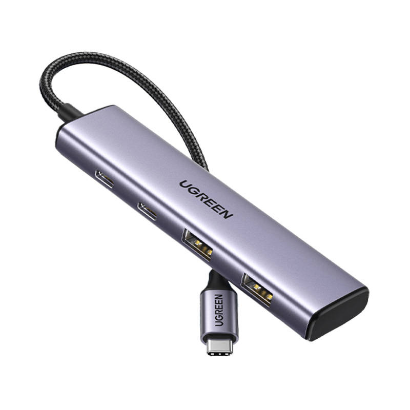 Adapter HUB UGREEN CM473 USB-C to2x USB-A, 2x USB-C Adapter HUB UGREEN CM473 USB-C to2x USB-A, 2x USB-C