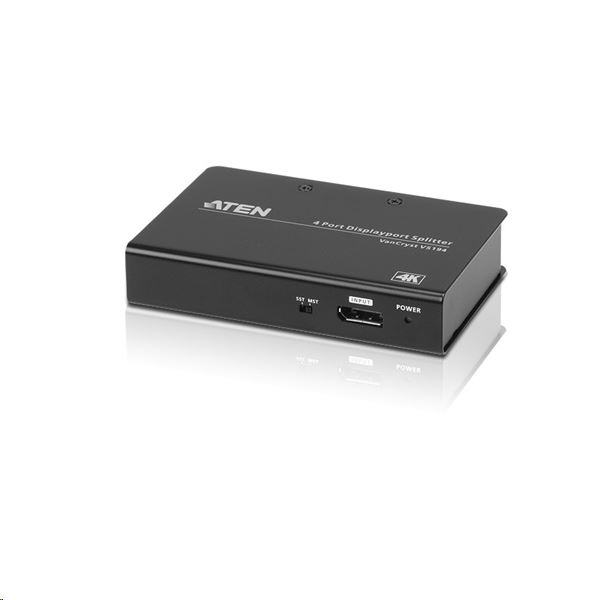 ATEN VanCryst Splitter DisplayPort 4 portos (VS194-AT-G) ATEN VanCryst Splitter DisplayPort 4 portos (VS194-AT-G)