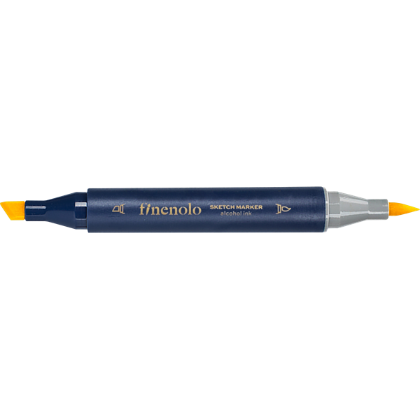 Deli Finenolo 44 - Fresch Yellow kétvégű permanent ART marker Deli Finenolo 44 - Fresch Yellow kétvégű permanent ART marker