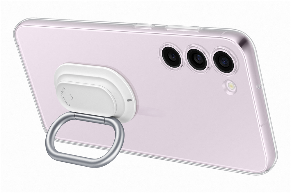 Samsung S23 Plus SAMSUNG műanyag telefonvédő ultravékony  kitámasztó  ÁTLÁTSZÓ