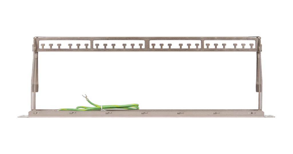 Nikomax patch panel 24 port 0.5U 19" fém árnyékolt (NMC-RP24-BLANK-HU-MT)