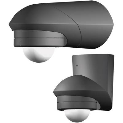 Fali/mennyezeti mozgásérzékelő, fekete, 120°, IP55, relés, Grothe 94533 Fali/mennyezeti mozgásérzékelő, fekete, 120°, IP55, relés, Grothe 94533