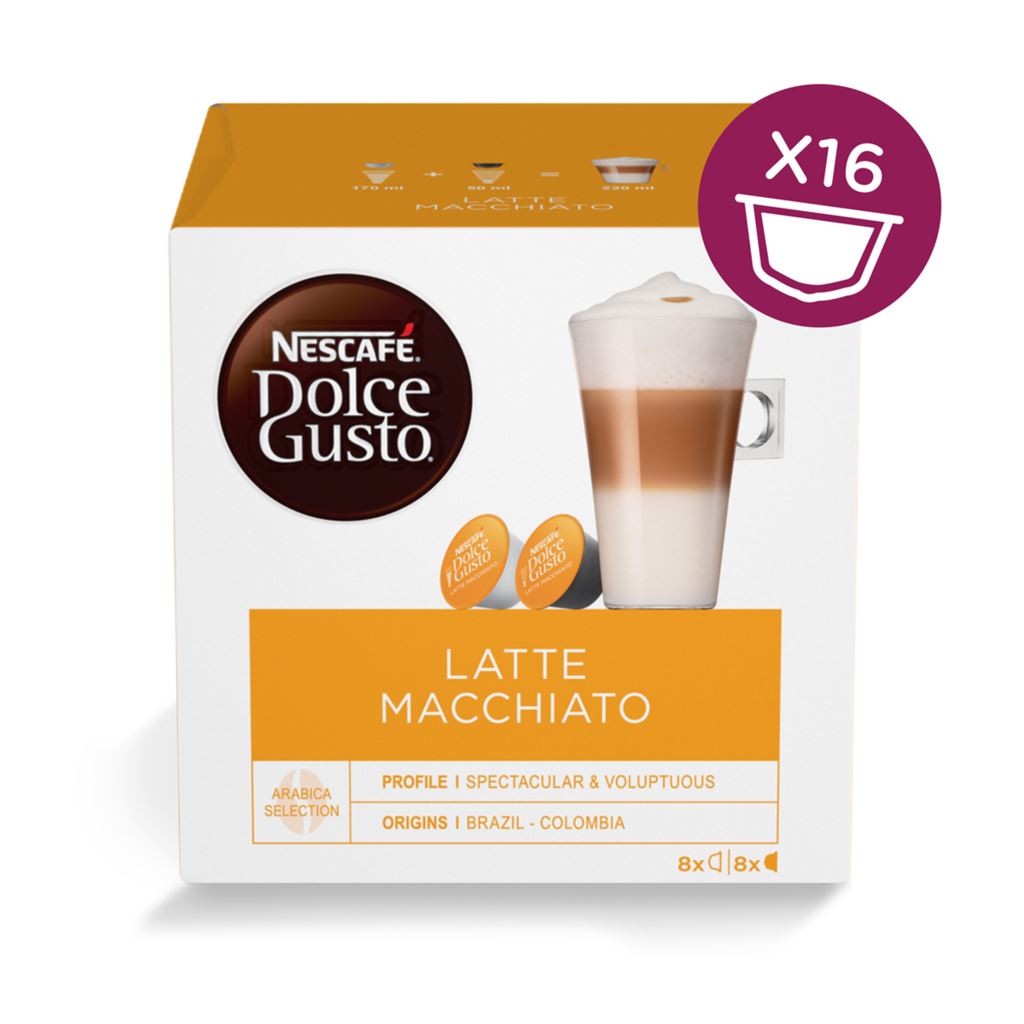 Nescafé Dolce Gusto Latte Macchiato kapszula 16db (12074750) Nescafé Dolce Gusto Latte Macchiato kapszula 16db (12074750)
